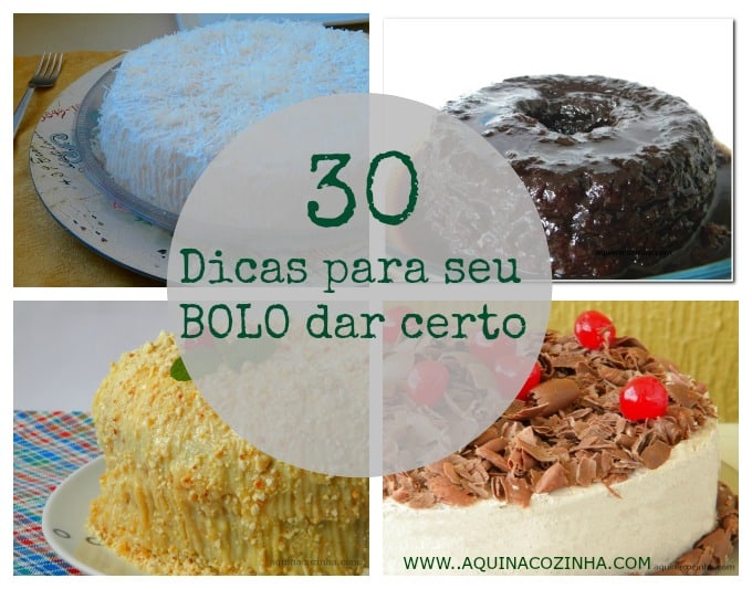 Dicas para ter o Bolo Perfeito